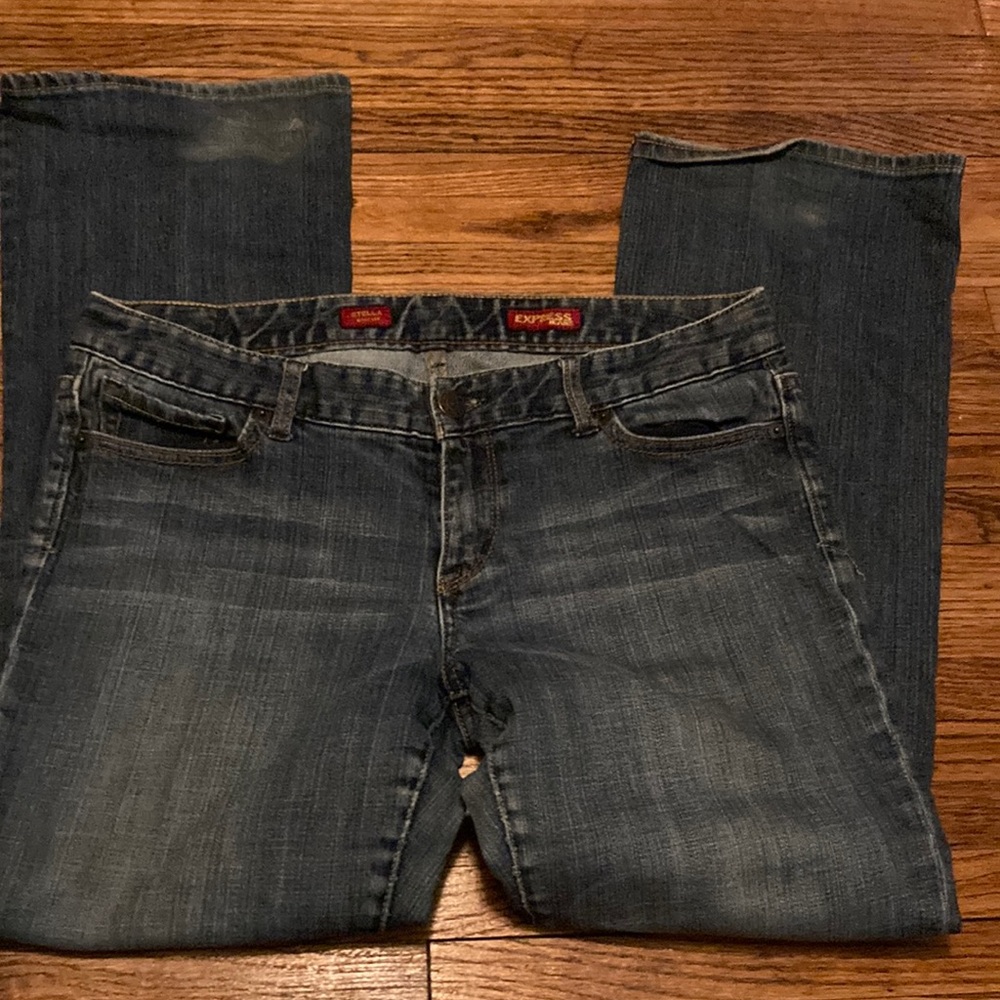 ‘Express’ Stella boot leg jeans